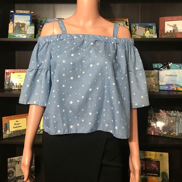 See You Monday Tops - [See You Monday] Off Shoulder Top w/ Straps New L